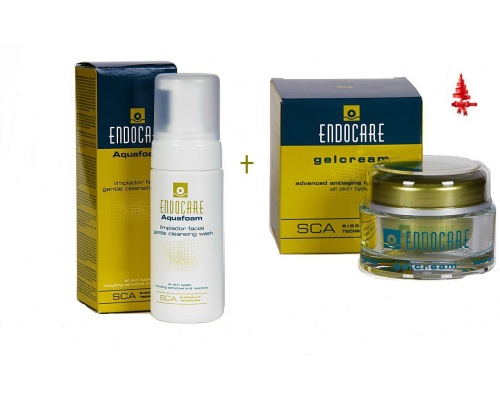 Endocare Aquafoam 125ml + Endocare Gelcream 30ml, Αφρός καθαρισμού και ντεμακιγιάζ προσώπου και κρέμα τζέλ προσώπου ελαφριάς υφής με επανορθωτική, αντιγηραντική και αντιοξειδωτική δράση Endocare Aquafoam 125ml + Endocare Gelcream 30ml, Αφρός καθαρισμού και ντεμακιγιάζ προσώπου και κρέμα τζέλ προσώπου ελαφριάς υφής με επανορθωτική, αντιγηραντική και αντιοξειδωτική δράση