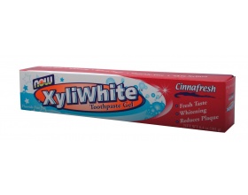 Now Foods Xyliwhite Cinnamon Toothpaste Gel 190ml, Oδοντόκρεμα χωρίς φθόριο με γεύση κανέλλα