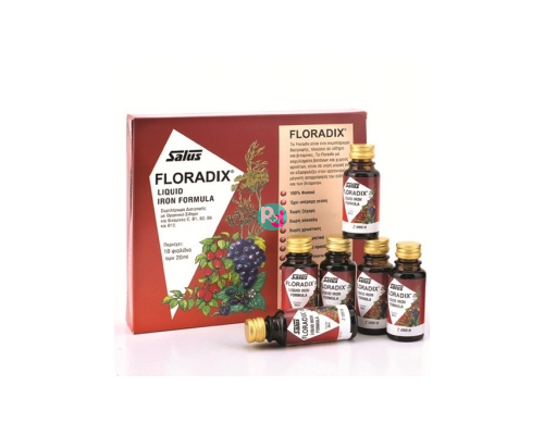 Power Health Floradix Liquid Iron Formula 10x10ml, Συμπλήρωμα Διατροφής Με Οργανικό Σίδηρο Και Βιταμίνες C,B1,B2,B6, Και B12 Power Health Floradix Liquid Iron Formula 10x10ml, Συμπλήρωμα Διατροφής Με Οργανικό Σίδηρο Και Βιταμίνες C,B1,B2,B6, Και B12