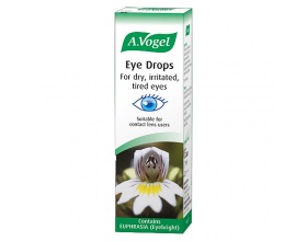 A. Vogel Eye Drops 10ml, Κολλύριο με ευφράσια και υαλουρονικό οξύ, για ξηρά ερεθισμένα ή κουρασμένα μάτια, κατάλληλο για χρήστες φακών επαφής καθώς και για παιδιά ανω των 2 ετών