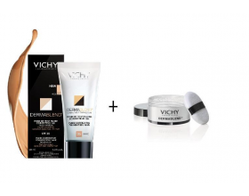 Vichy Dermablend Corrective Foundation N.25 Nude spf35 30ml, Διορθωτικό make-up προσώπου + Dermablend Powder 28g, Πούδρα σταθεροποίησης για μεγαλύτερη διάρκεια και ματ αποτέλεσμα Vichy Dermablend Corrective Foundation N.25 Nude spf35 30ml, Διορθωτικό make-up προσώπου + Dermablend Powder 28g, Πούδρα σταθεροποίησης για μεγαλύτερη διάρκεια και ματ αποτέλεσμα
