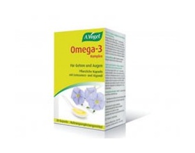 A. Vogel Omega-3 Complex, Συμπλήρωμα διατροφής από φρέσκο έλαιο λιναρόσπορου για τη σωστή λειτουργία του οργανισμού 30 κάψουλες