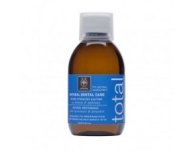 APIVITA Natural Dental Care, Φυσικό στοματικό διάλυμα με δυόσμο & πρόπολη 250ml