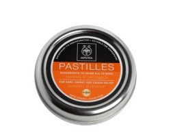 APIVITA Pastilles, Καραμέλες για το λαιμό, μαλακώνουν το λαιμό και το βήχα με πρόπολη και γλυκόρριζα 45g APIVITA Pastilles, Καραμέλες για το λαιμό, μαλακώνουν το λαιμό και το βήχα με πρόπολη και γλυκόρριζα 45g