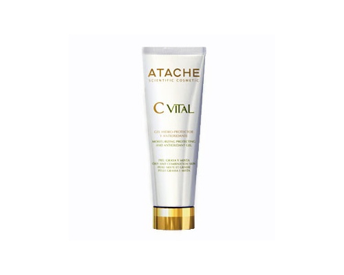 Atache C Vital AHA Gel Hidro-Protector, Ενυδατική κρέμα με γλυκολικό οξύ, βιταμίνες C, E, προβιταμίνη Α, α-λιποϊκό οξύ για μικτές-λιπαρές επιδερμίδες 50ml Atache C Vital AHA Gel Hidro-Protector, Ενυδατική κρέμα με γλυκολικό οξύ, βιταμίνες C, E, προβιταμίνη Α, α-λιποϊκό οξύ για μικτές-λιπαρές επιδερμίδες 50ml
