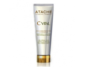 Atache C Vital AHA Cream Ενυδατική Κρέμα Ημέρας , με γλυκολικό οξύ, βιταμίνες C, E, προβιταμίνη Α, α-λιποϊκό οξύ για κανονική ή ξηρή επιδερµίδα 50ml Atache C Vital AHA Cream Ενυδατική Κρέμα Ημέρας , με γλυκολικό οξύ, βιταμίνες C, E, προβιταμίνη Α, α-λιποϊκό οξύ για κανονική ή ξηρή επιδερµίδα 50ml