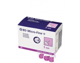 BD Micro-Fine+ Βελόνες για Πένες Ινσουλίνης 0.25 (31G) x 5mm, 100 τμχ