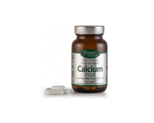 Power Health CLASSICS Platinum Range Calcium Plus Συμπλήρωμα διατροφής με Ασβέστιο, Μαγνήσιο και Βιταμίνη D3 30 δισκία Power Health CLASSICS Platinum Range Calcium Plus Συμπλήρωμα διατροφής με Ασβέστιο, Μαγνήσιο και Βιταμίνη D3 30 δισκία