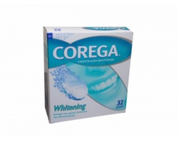 COREGA Whitening, καθαριστικά δισκία οδοντοστοιχιών 36 δισκία