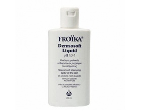 Froika Dermosoft Liquid, Υγρό καθαρισμού για πρόσωπο και σώμα για ευαίσθητα δέρματα που δεν ανέχονται το σαπούνι 200ml