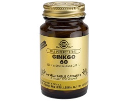 Solgar Ginkgo Biloba 60 Συμπλήρωμα Διατροφής που βοηθά στη μνήμη του εγκεφάλου (απώλεια μνήμης), αντιοξειδωτικό 60 κάψουλες Solgar Ginkgo Biloba 60 Συμπλήρωμα Διατροφής που βοηθά στη μνήμη του εγκεφάλου (απώλεια μνήμης), αντιοξειδωτικό 60 κάψουλες