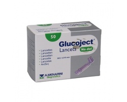 A.MENARINI Glucoject Lancets No-dol Σκαρφιστήρες 50 τεμάχια A.MENARINI Glucoject Lancets No-dol Σκαρφιστήρες 50 τεμάχια
