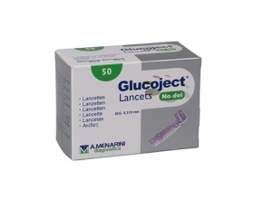 A.MENARINI Glucoject Lancets No-dol Σκαρφιστήρες 50 τεμάχια
