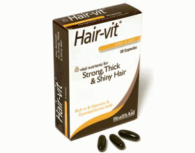 Health Aid Hair - Vit Συνδιασμός συστατικών για τα μαλλιά 90 κάψουλες Health Aid Hair - Vit Συνδιασμός συστατικών για τα μαλλιά 90 κάψουλες