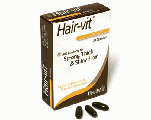Health Aid Hair - Vit Συνδιασμός συστατικών για τα μαλλιά 90 κάψουλες Health Aid Hair - Vit Συνδιασμός συστατικών για τα μαλλιά 90 κάψουλες