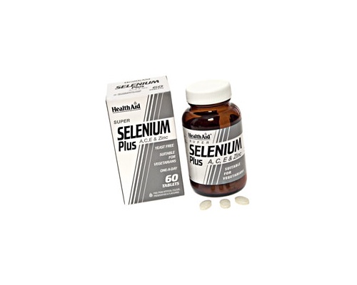 Health Aid Selenium Plus με βιταμίνη C συμπλήρωμα διατροφής για την προστασία των κυττάρων του οργανισμού 60 κάψουλες Health Aid Selenium Plus με βιταμίνη C συμπλήρωμα διατροφής για την προστασία των κυττάρων του οργανισμού 60 κάψουλες