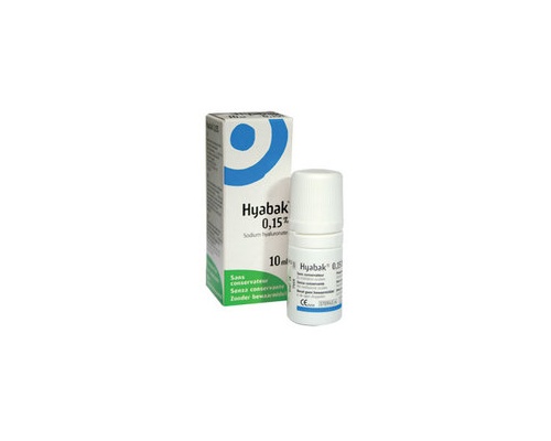 Hyabak Protector 0.15%, Ενυδατικό και λιπαντικό διάλυμα για μάτια και φακούς 10ml