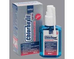 Intermed Chlorhexil Spray, Στοματικό σπρέι με καταπραϋντική και αντιφλεγμονώδη δράση 60ml
