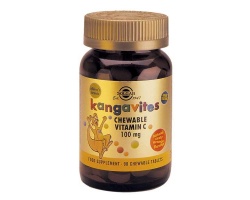 SOLGAR Kangavites Vitamin C Μασώμενη βιταμίνη C για παιδιά με γεύση πορτοκάλι 90 μασώμενες ταμπλέτες SOLGAR Kangavites Vitamin C Μασώμενη βιταμίνη C για παιδιά με γεύση πορτοκάλι 90 μασώμενες ταμπλέτες