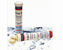 LAMBERTS A to Z MULTI VITAMINS One a Day, Συμπλήρωμα διατροφής με γεύση μάνγκο και ανανά 20 αναβράζοντα δισκία  LAMBERTS A to Z MULTI VITAMINS One a Day, Συμπλήρωμα διατροφής με γεύση μάνγκο και ανανά 20 αναβράζοντα δισκία