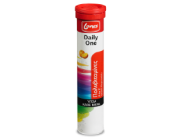 LANES Multivitamin Daily One, Συμπλήρωμα διατροφής με πολυβιταμίνες Α to Z με γεύση πορτοκάλι για υγεία και τόνωση όλη τη μέρα  αναβράζουσες ταμπλέτες LANES Multivitamin Daily One, Συμπλήρωμα διατροφής με πολυβιταμίνες Α to Z με γεύση πορτοκάλι για υγεία και τόνωση όλη τη μέρα  αναβράζουσες ταμπλέτες