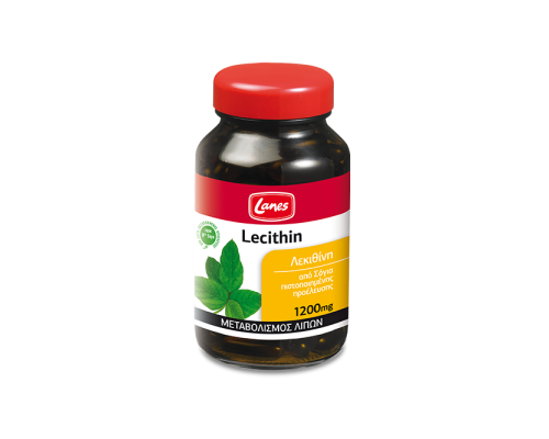 Lanes Lecithin 1200mg Συμπλήρωμα Διατροφής με Λεκιθίνη Σόγιας για Μεταβολισμό των Λιπών, 30 κάψουλες Lanes Lecithin 1200mg Συμπλήρωμα Διατροφής με Λεκιθίνη Σόγιας για Μεταβολισμό των Λιπών, 30 κάψουλες