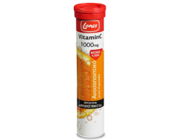 LANES Vitamin C 1000 mg + Ginseng, Συμπλήρωμα διατροφής για ισχυρό ανοσοποιητικό με τζίνσενγκ και γεύση λεμόνι  20 αναβράζουσες ταμπλέτες LANES Vitamin C 1000 mg + Ginseng, Συμπλήρωμα διατροφής για ισχυρό ανοσοποιητικό με τζίνσενγκ και γεύση λεμόνι  20 αναβράζουσες ταμπλέτες