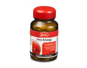 LANES Multivitamin Xtra energy,Συμπλήρωμα διατροφής με ginseng, ταυρίνη και CoQ10 και τόνωση και απόδοση μέσα στη μέρα 30 ταμπλέτες
