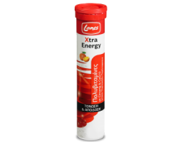 LANES Multivitamin Xtra energy,Πολυβιταμίνες με ginseng και CoQ10 με γεύση πορτοκάλι-γκρεϊπφρουτ για τόνωση και απόδοση 20 αναβράζουσες ταμπλέτες LANES Multivitamin Xtra energy,Πολυβιταμίνες με ginseng και CoQ10 με γεύση πορτοκάλι-γκρεϊπφρουτ για τόνωση και απόδοση 20 αναβράζουσες ταμπλέτες