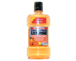 Listerine Cool Citrus mouthwash, Ήπιο αντισηπτικό στοματικό διάλυμα 500ml+ 250ml δώρο
