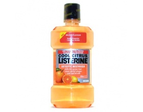 Listerine Cool Citrus mouthwash, Ήπιο αντισηπτικό στοματικό διάλυμα 500ml+ 250ml δώρο