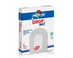Master-aid Drop med, Αυτοκόλλητη, αποστειρωμένη, δερμοαναπλαστική, υποαλλεργική γάζα 3 τεμάχια 15 x 17 cm