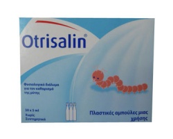 NOVARTIS Otrisalin Φυσιολογικό διάλυμα για τον καθαρισμό της μύτης πλαστικές αμπούλες 30x5ml