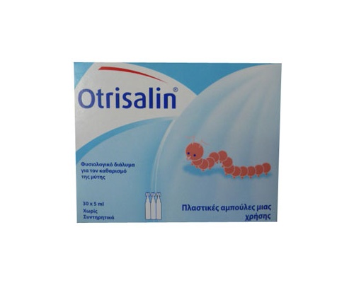 NOVARTIS Otrisalin Φυσιολογικό διάλυμα για τον καθαρισμό της μύτης πλαστικές αμπούλες 30x5ml NOVARTIS Otrisalin Φυσιολογικό διάλυμα για τον καθαρισμό της μύτης πλαστικές αμπούλες 30x5ml