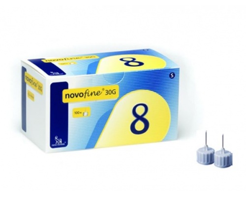 Novo Nordisk Novo-Fine 8, Αποστειρωμένες βελόνες 100 τεμάχια  Novo Nordisk Novo-Fine 8, Αποστειρωμένες βελόνες 100 τεμάχια