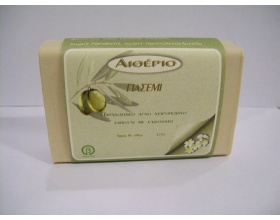 Novomed ΑΙΘΕΡΙΟ, Χειροποίητο σαπούνι από αγνό ελαιόλαδο και γιασεμί με αντιρυτιδικη και απαλυντική δράση 100g