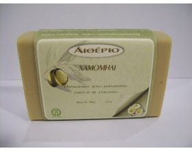 Novomed ΑΙΘΕΡΙΟ, Χειροποίητο σαπούνι από αγνό ελαιόλαδο και χαμομήλι με αντισηπτικές ιδιότητες 100g