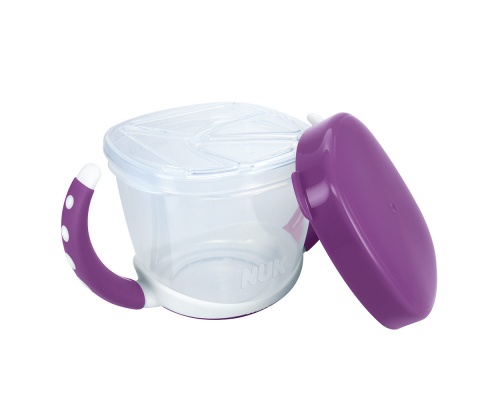 NUK EASY LEARNING Snack Box, Δοχείο εκμάθησης φαγητού, Μωβ  free BPA NUK EASY LEARNING Snack Box, Δοχείο εκμάθησης φαγητού, Μωβ  free BPA