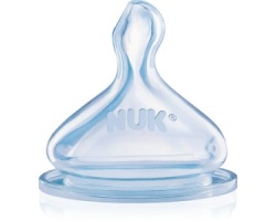 NUK First Choice Αντι-κολική Φαρδύλαιμη θηλή No 1 από σιλικόνη κατάλληλη για βρέφη από 0-6 μηνών ( M ) μεσαία τρύπα τροφής NUK First Choice Αντι-κολική Φαρδύλαιμη θηλή No 1 από σιλικόνη κατάλληλη για βρέφη από 0-6 μηνών ( M ) μεσαία τρύπα τροφής