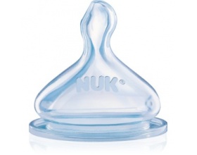 NUK First Choice Αντι-κολική Φαρδύλαιμη θηλή No 1 από σιλικόνη κατάλληλη για βρέφη από 0-6 μηνών ( M ) μεσαία τρύπα τροφής NUK First Choice Αντι-κολική Φαρδύλαιμη θηλή No 1 από σιλικόνη κατάλληλη για βρέφη από 0-6 μηνών ( M ) μεσαία τρύπα τροφής