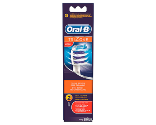 ORAL-B Trizone, Ανταλλακτικά κεφαλής ηλεκτρικής οδοντόβουρτσας 2 τεμάχια