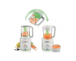 Philips Avent Ατμομάγειρας/Μπλέντερ SCF870/20 για ευκολότερη προετοιμασία φαγητού 1 τεμάχιο Philips Avent Ατμομάγειρας/Μπλέντερ SCF870/20 για ευκολότερη προετοιμασία φαγητού 1 τεμάχιο