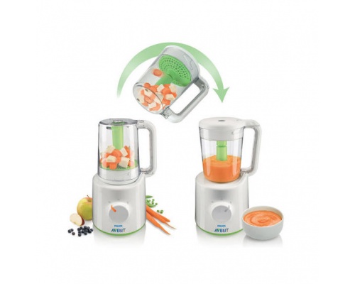 Philips Avent Ατμομάγειρας/Μπλέντερ SCF870/20 για ευκολότερη προετοιμασία φαγητού 1 τεμάχιο