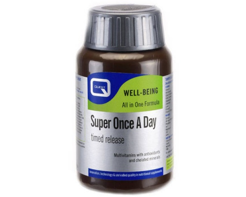 QUEST Super Once a Day, Συμπλήρωμα διατροφής με αντιοξειδωτικά και χημικά μέταλλα 30 ταμπλέτες