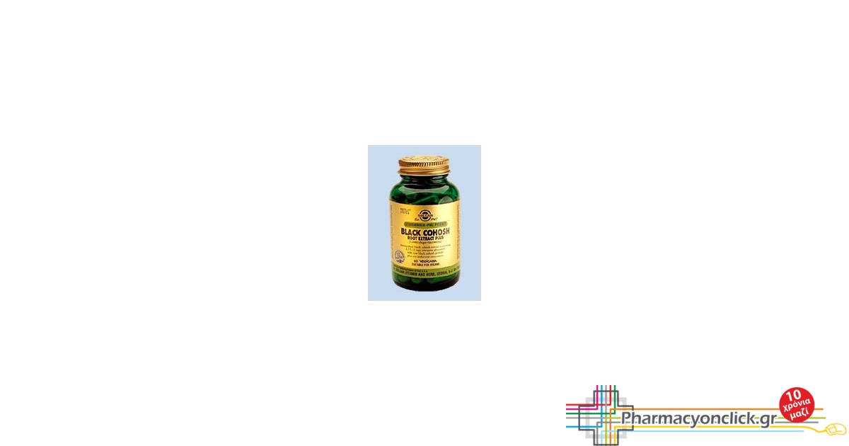 Solgar SFP Black Cohosh Root Extract Plus Βότανο με φυτοοιστρογόνα