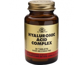 SOLGAR Hyaluronic Acid Coplex, Συμπλήρωμα διατροφής για φυσικά νέο πρόσωπο με υαλουρονικό οξύ 30 ταμπλέτες 