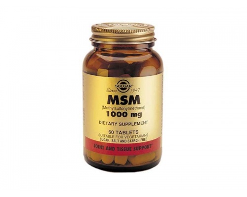 SOLGAR MSM 1000mg, Συμπλήρωμα διατροφής με αντιοξειδωτικές, αποτοξινωτικές και αντιφλεγμωνόδες δράσεις 60 ταμπλέτες SOLGAR MSM 1000mg, Συμπλήρωμα διατροφής με αντιοξειδωτικές, αποτοξινωτικές και αντιφλεγμωνόδες δράσεις 60 ταμπλέτες