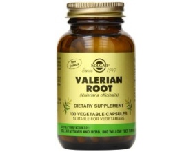 SOLGAR Valerian Root, Συμπλήρωμα διατροφής με ήπιες χαλαρωτικές ιδιότητες 100 κάψουλες SOLGAR Valerian Root, Συμπλήρωμα διατροφής με ήπιες χαλαρωτικές ιδιότητες 100 κάψουλες