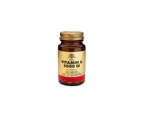 Solgar Vitamin A Dry 5000IU 100tab., Συμπλήρωμα διατροφής που βοηθάει στην ενδυνάμωση της όρασης, τη διατήρηση υγιούς δέρματος, μαλλιών και βλεννογόνων Solgar Vitamin A Dry 5000IU 100tab., Συμπλήρωμα διατροφής που βοηθάει στην ενδυνάμωση της όρασης, τη διατήρηση υγιούς δέρματος, μαλλιών και βλεννογόνων