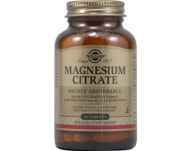 SOLGAR Citrate Magnesium 200mg 60 tabs, Βοηθά στην ομαλοποίηση των συμπτωμάτων που σχετίζονται με το στρες, ενώ παράλληλα προάγει την ομαλή παραγωγή ενέργειας στο σώμα SOLGAR Citrate Magnesium 200mg 60 tabs, Βοηθά στην ομαλοποίηση των συμπτωμάτων που σχετίζονται με το στρες, ενώ παράλληλα προάγει την ομαλή παραγωγή ενέργειας στο σώμα